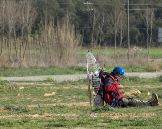 Bautismo de paramotor en el Canal 